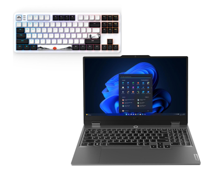 Laptop Lenovo LOQ 15 i5-12600HX/16GB/512/Win11 RTX4050 144Hz Zestaw